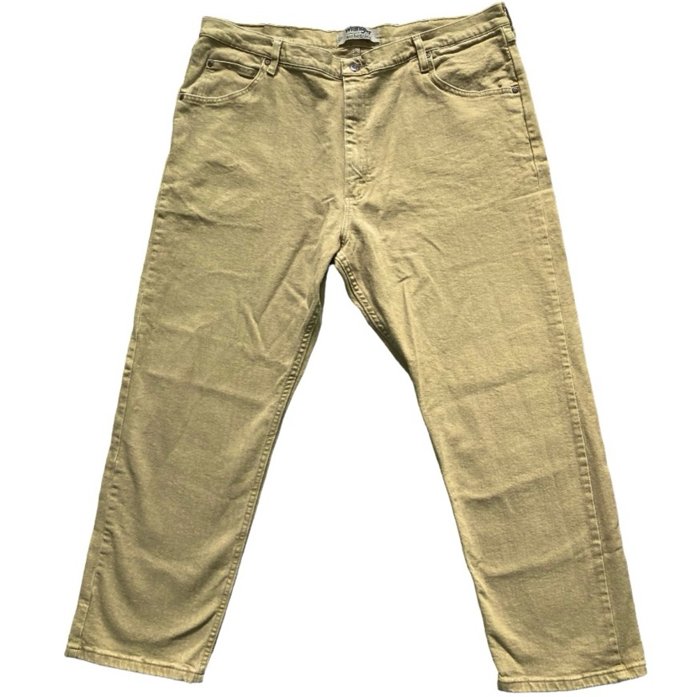 Bright Tan Wrangler Jeans